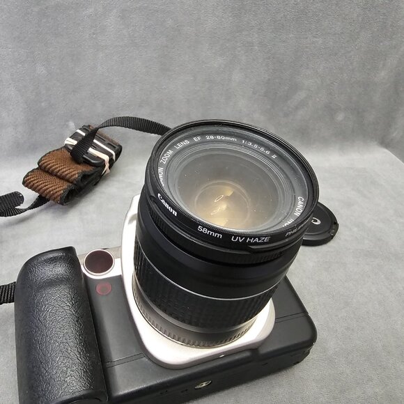 Canon EOS ELAN II 35mm Film Camera with Canon 28mm-80mm zoom lens B1-28 - Picture 6 of 6